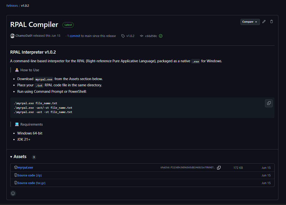 RPAL Compiler