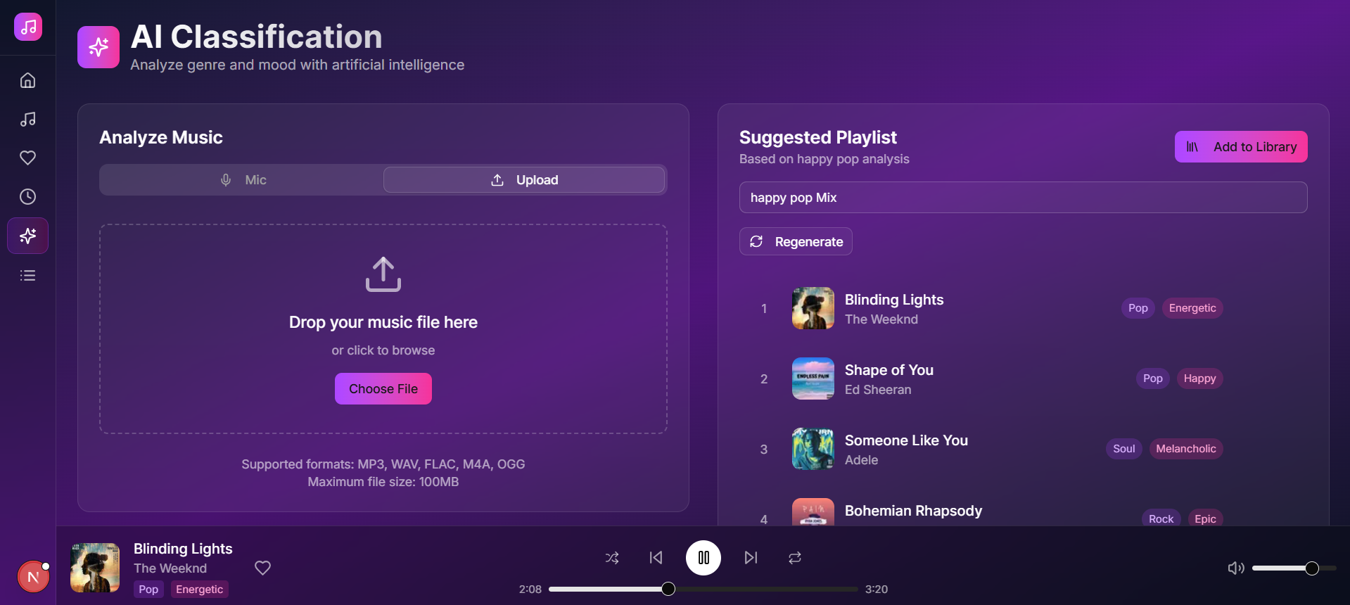 Music Genre & Mood Classifier